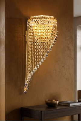 Luxus Goldene Kronlüster Deckenlampen Hängelampenschirm Hängelusterlicht