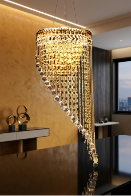Deckenleuchter Luxus Kristall Kronleuchter Deckenlampe Lichtkronenluster
