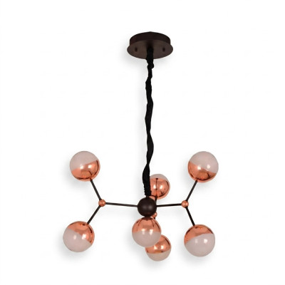 Runde Leuchterkrone Deckenlampem Lichtkrone Goldenes Design Moderne Art