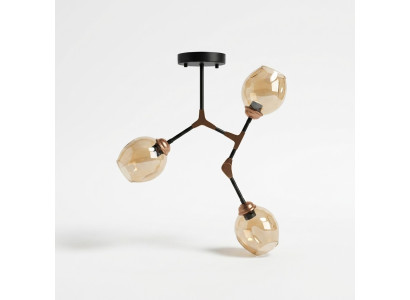 Deckenleuchter Lüster Kronleuchter Deckenlampe Lampen Gold Modern Glas