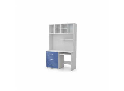 Schreibtisch Blau Tisch Büro Kinderzimmer Jugendzimmer Tische Neu Hochglanz