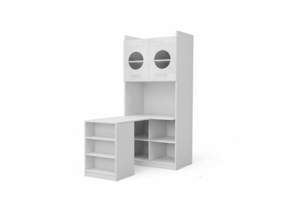 Schreibtisch Weiß Tisch Büro Kinderzimmer Jugendzimmer Tische Neu Hochglanz