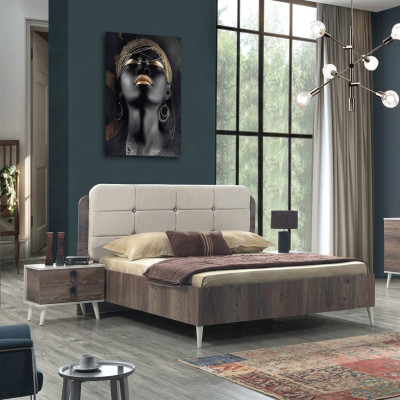 Nachttische Gruppen Betten Holz Möbel Italienische Wohnzimmer