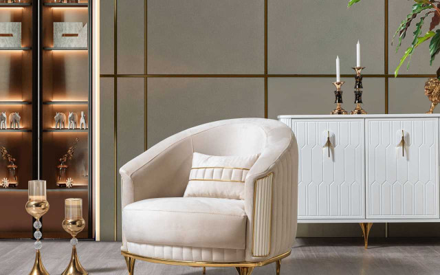 Sessel Modern Couch Sofa Relax Stoff Lounge Textil Sitzer Luxus Sitz Polyester