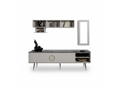 Italien Stil tv Schrank Sideboard lowboard Schrank Luxus Möbel Kommode 205cm