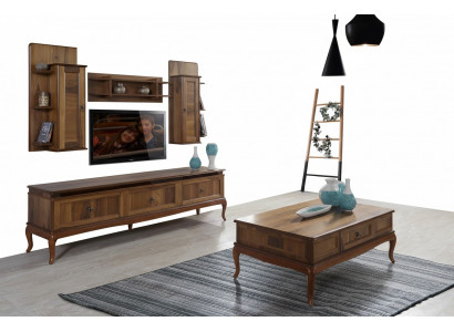 Wohnzimmer Holz Tische Beistell Italien Stil Tisch Couchtisch Beistelltisch Holz