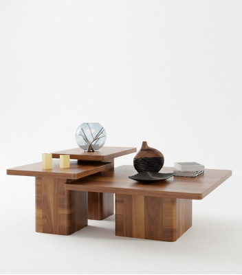 Holztisch Couchtisch Set 3tlg. Tisch Sets Wohnzimmer Sofa Holz Tische Möbel 