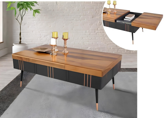 Kaffeetisch Couchtisch Tisch Wohnzimmer Tische Beistelltisch Holz Sofa 120x68cm