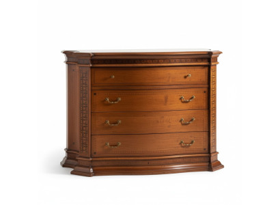 Landhaus Kommode Schrank Holz Schränke Möbel Konsolen Italienische Möbel Braun