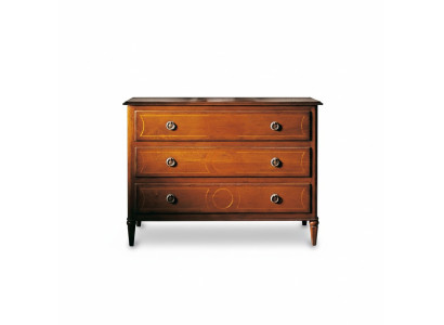 Italienische Möbel Hochschrank mit Schubladen Anrichte Kommoden Holz Neu Kommode Neu