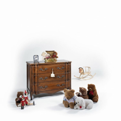 Design Sideboard 130cm Anrichte Schrank Designer Loft Kommode Braun Holz Möbel