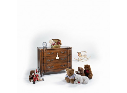 Design Sideboard 130cm Anrichte Schrank Designer Loft Kommode Braun Holz Möbel