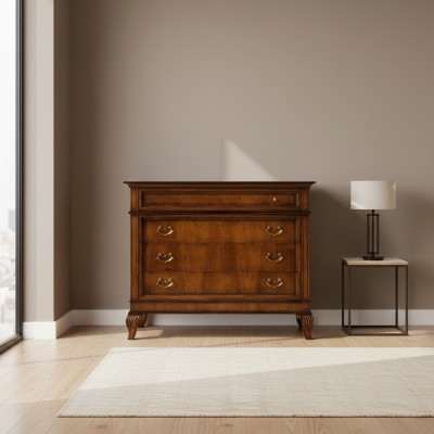 Klassische Holz Sideboard Schrank Hochschrank Neu Kommode Schlafzimmer Kommoden