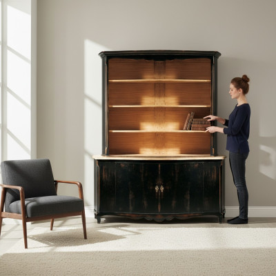 Anrichte Buffet Schrank Massiv Holz Schränke Sideboard Möbel Sideboard Kommode