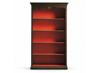 Bücherschrank Vitrine Regal Möbel Bücherregal braun Glasschrank Schränke Regale