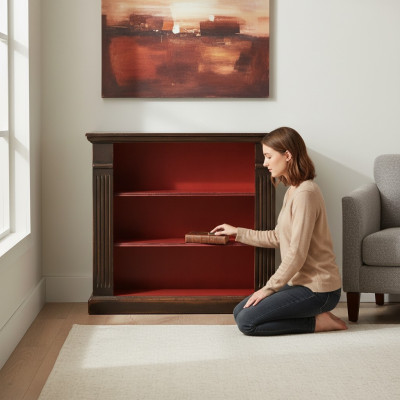 Wohnwand Schrank Holz Möbel Regale Neu Freistehend Regal Bücherschrank Mehrzweck