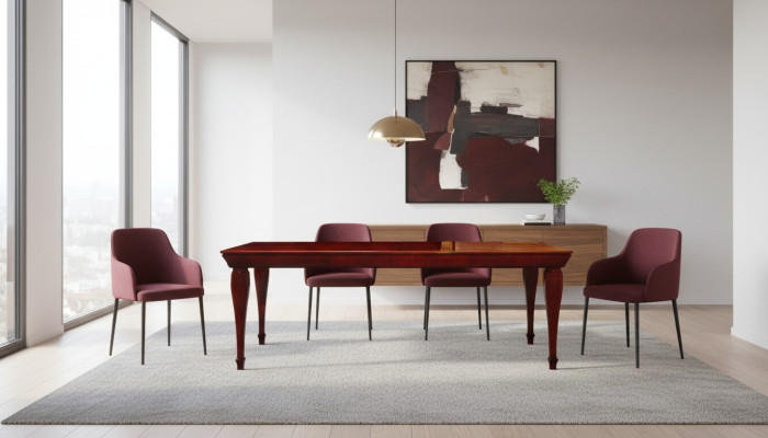 Luxus Tisch Braun Holz Esstische Esstisch Italienisches Design Neu