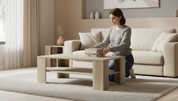 Couchtisch SL103 Wohnzimmertisch Sofa Tisch Kaffeetisch Holz Tische Beistell Neu