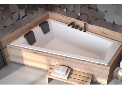 Badewanne 2 Personen Eck Bade Wannne Badezimmer Einbau Wannen Acryl Design Neu