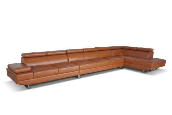 XXL Loung Dream Sofa Couch Polster Sitz Garnitur Wohnlandschaft Leder Ecke +USB