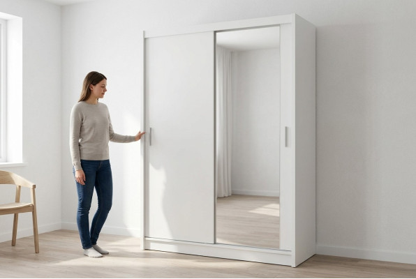 Mehrzweck Regale Schrank Regal Aufbewahrungs Kleiderschränke 130cm