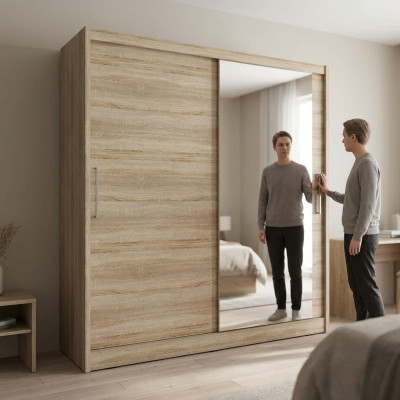 Mehrzweck Regale 180cm Schrank Regal Aufbewahrungs Kleiderschrank Garderobe Neu