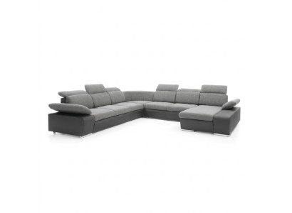 Ecksofa U-form Eckcouch mit Schlaffunktion Ecksofa Wohnlandschaft Sofa Couch Neu