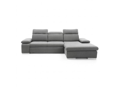 Ecksofa L-form Grau Ecksofa Eckcouch mit Bettkasten Sofa Wohnlandschaft Sofas