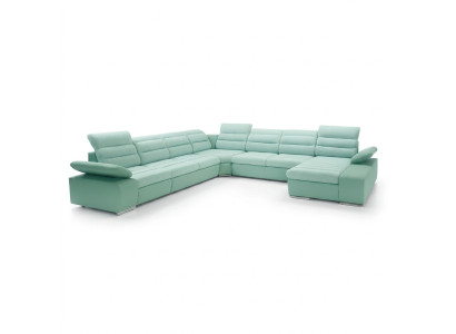 Ecksofa U-form Eckcouch Schlaffunktion Wohnlandschaft Sofa Couch Sofas Couchen