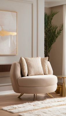 Sessel Luxus Polster Möbel Wohnzimmer Einsitzer Sessel Textil Lounge Restaurant