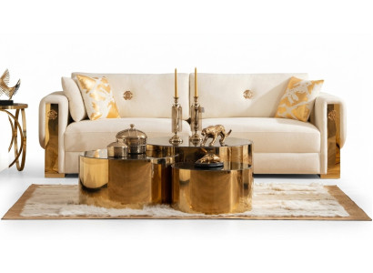 Dreisitzer Couch Polster Design Sofa Moderne 3er Sitz Sofas Wohnzimmer Möbel Neu