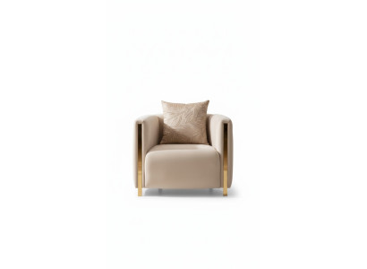 Sessel Polster Sitzer Design Couch Sessel Relax Lounge Stoff Luxus Wohnzimmer