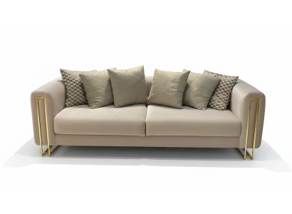 Design Sofa Moderne 3er Sitz Zimmer Möbel Grau Sofas Dreisitzer Couch Polster