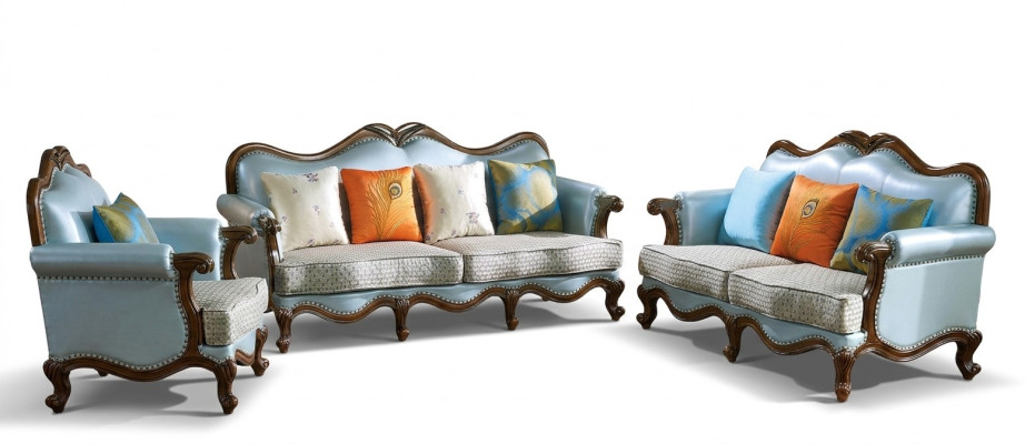 Luxus Möbel Sofagarnitur 3+2 Sitzer Sofa Couchgarnitur Couch Sessel