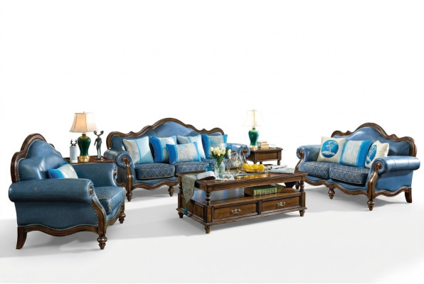 Ledersofa Sofagarnitur 3+2+1 Sitzer Set Garnitur Couch Sofa Couchen