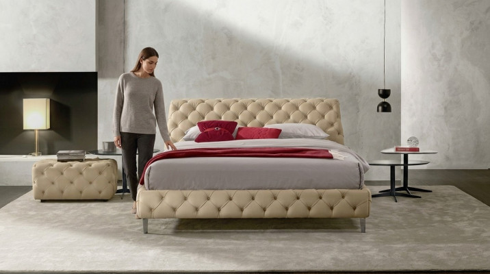 Chesterfield Bett Luxus Betten Holz Bettrahmen Möbel Design Modern Bettgestelle