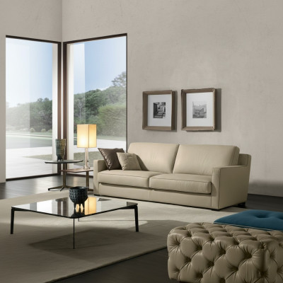 Design Textil 3 Sitzer Grau Couch Elegant Sofa Polsterung Prianera Wohnzimmer