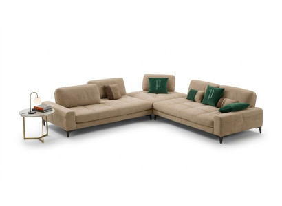Leder L-Form Luxus Sofas Sofas Ecke Ecksofa Couch Italienische Möbel
