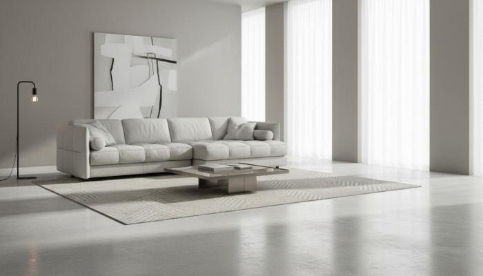 Wohnlandschaft Ecksofa L-Form Möbel Luxus Weiß Modern Sofa