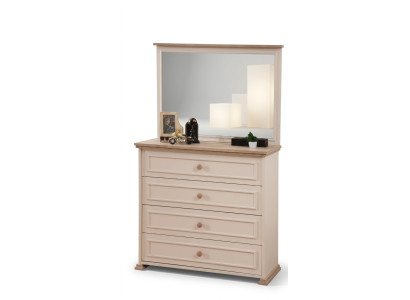 Kommode mit Spiegel Luxus Konsole Kommoden Schlafzimmer Kinderzimmer
