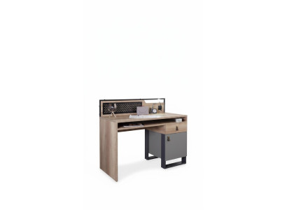 Schreibtisch Braun Tisch Schlafzimmer Jugendzimmer Holz Möbel 131x63x109cm