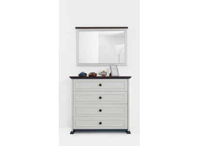 Kommode mit Spiegel Schubladen Holz Kommoden Jugendzimmer Sideboard