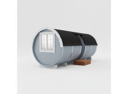 Saunas Fasssauna Fass Sauna Garten 46mm Trockensauna mit Schindeln