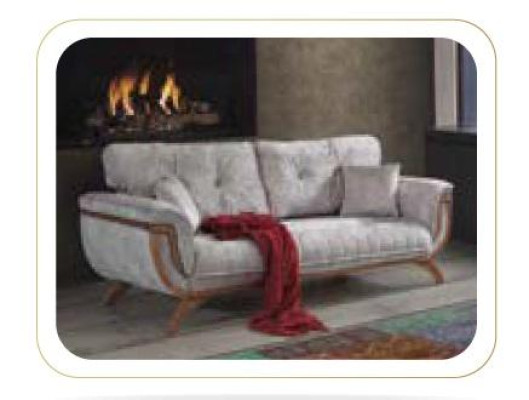 Luxus Dreisitzer Moderne Couch Polster Möbel Graue Couchen Sofas