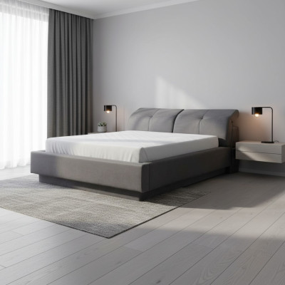 Bett Design Doppelbett Material Holz Betten Polster Schlafzimmer Möbel 160x200