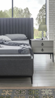 Design Konsole 2x Nachttisch Beistell Tische Schlafzimmer Holz Konsolen Neu