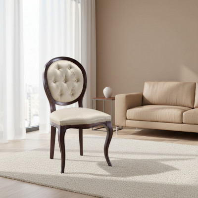 Stühle Esszimmer Stuhl Luxus Lehnstuhl Chesterfield Möbel Holzstuhl
