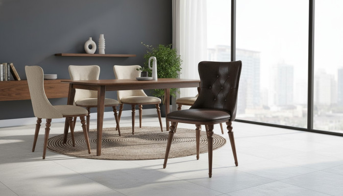 Lehnstühle Lehnstuhl Sessel Stuhl Textil Stühle Moderne Möbel Esszimmer