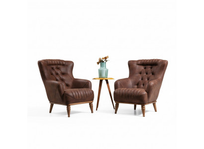 Luxus Möbel Design Sessel Modern Design Sessel Braun Wohnzimmer Neu