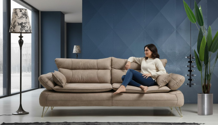 xxl Dreisitzer Sofa big Wohnzimmer Couch Sofas Möbel Polster Couchen